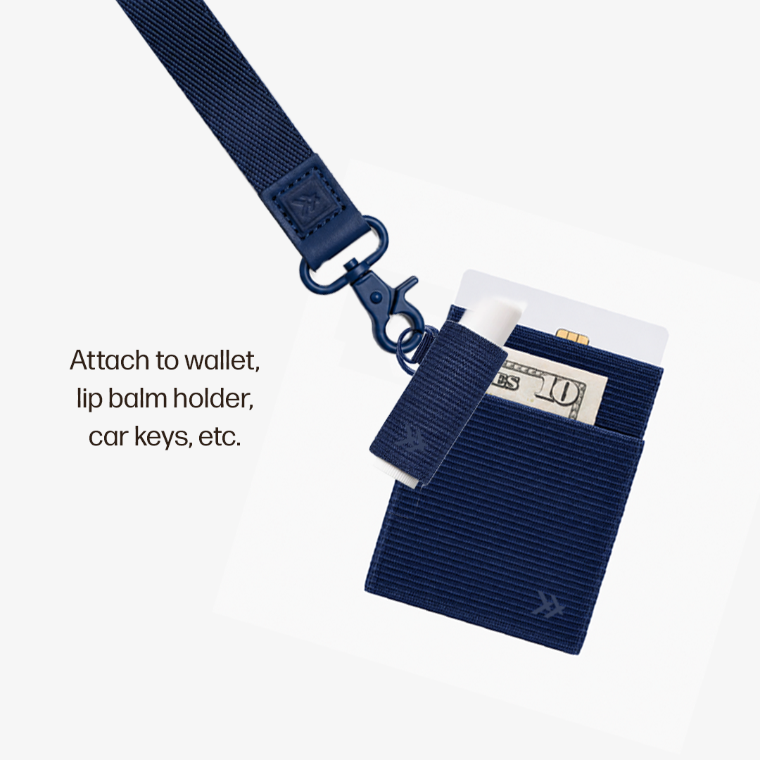 Elastic Wallet Everyday Carry Set - Navy - Thread®