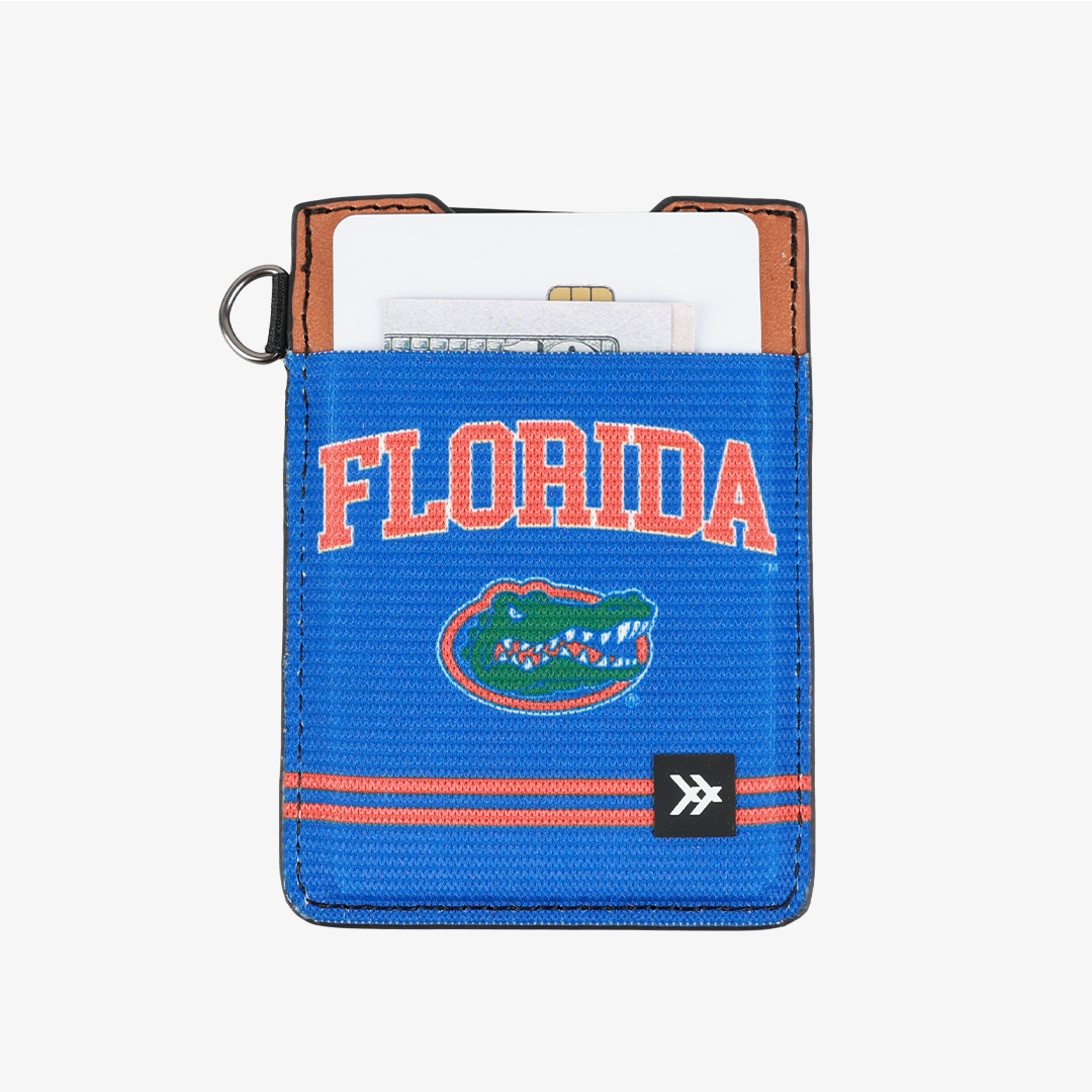 Vertical Leather Wallet - Florida Gators - Thread®