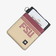 Florida State Stripe - Vertical Leather Wallet