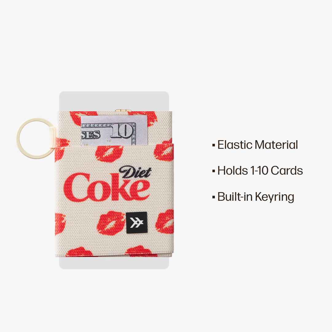 Elastic Wallet Everyday Carry Set - Diet Coke Kiss - Thread®