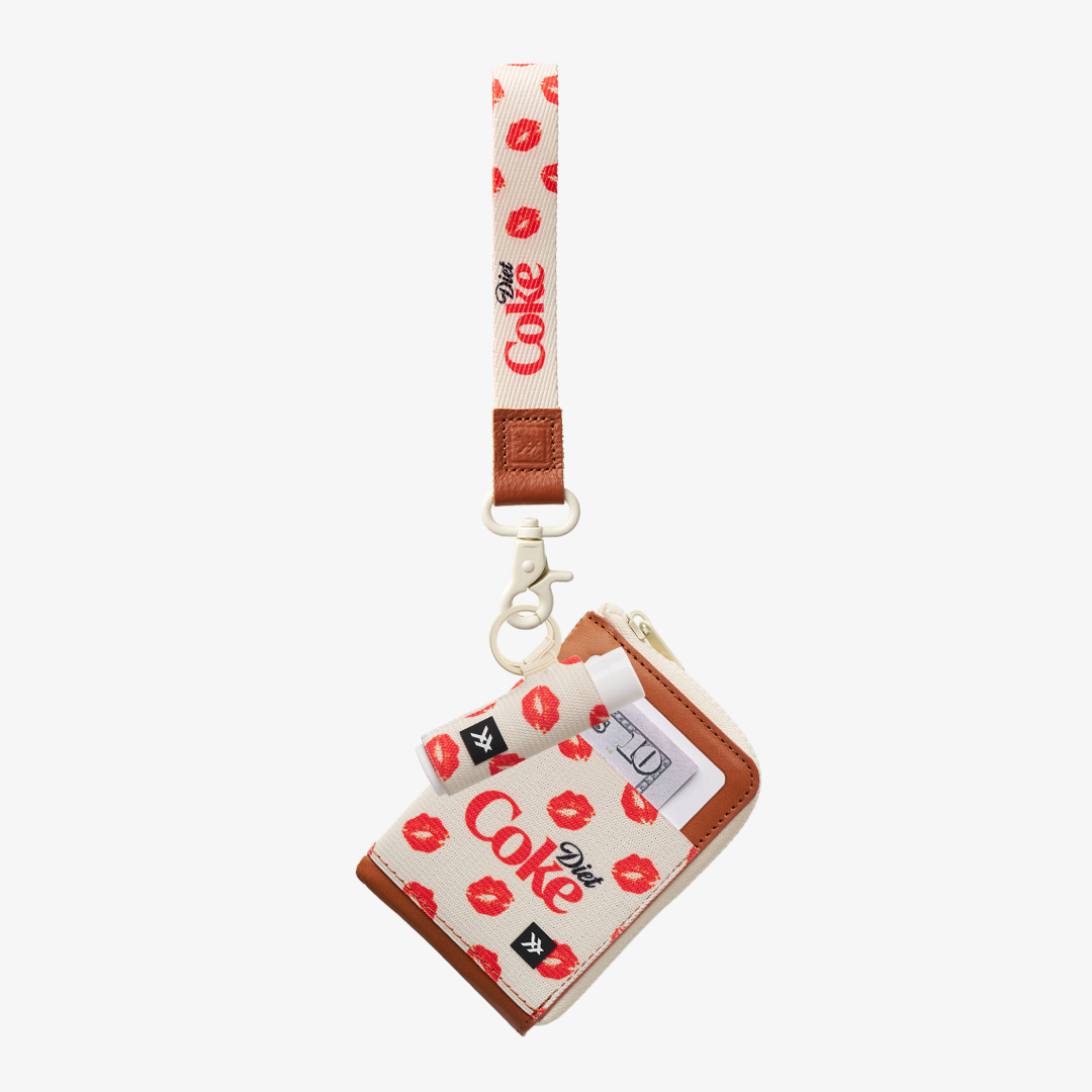 Leather Zip Wallet Everyday Carry Set - Diet Coke Kiss - Thread®