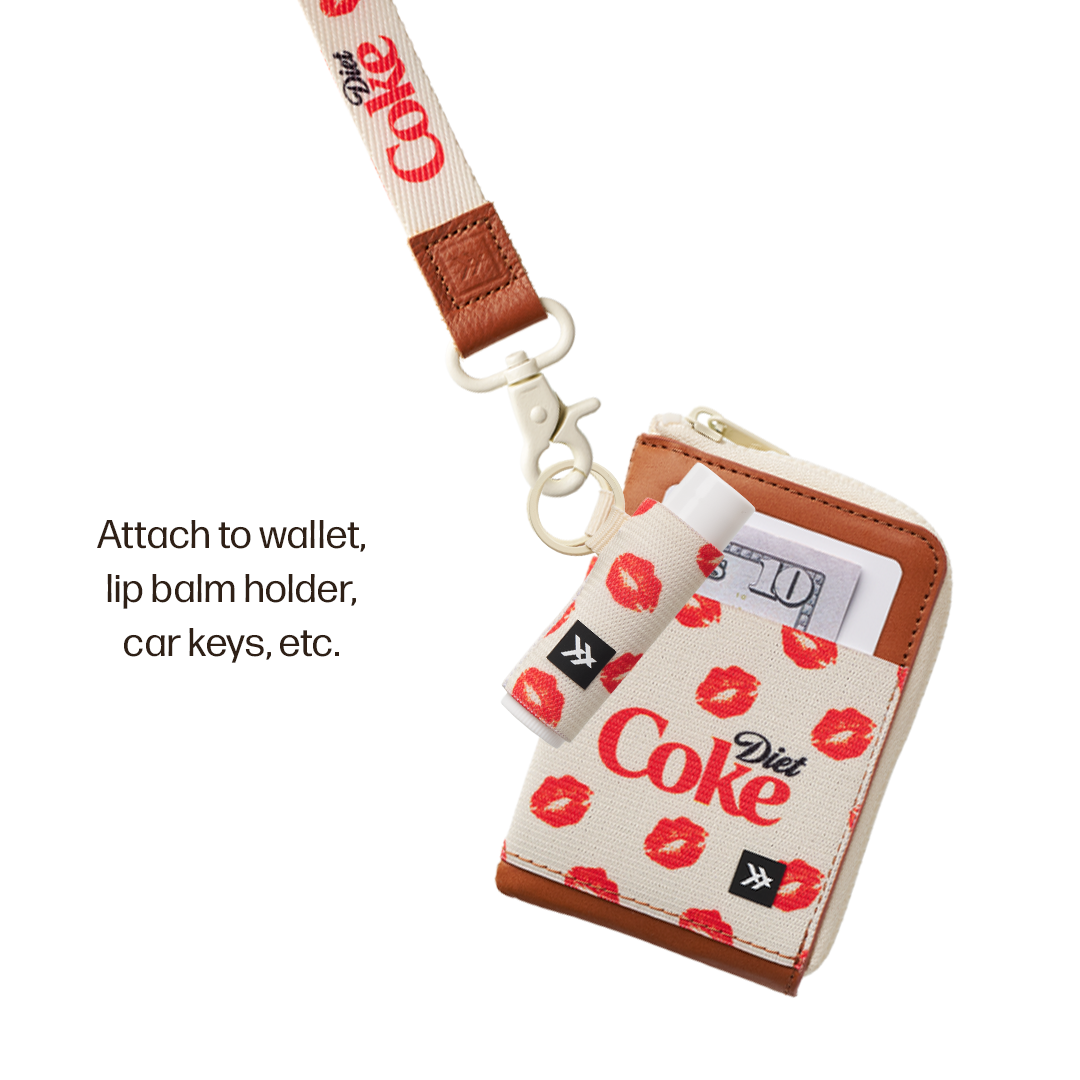 Leather Zip Wallet Everyday Carry Set - Diet Coke Kiss - Thread®
