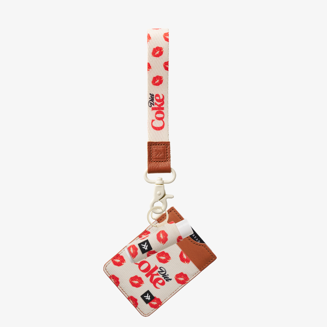 Vertical Leather Wallet - Diet Coke Kiss - Thread®
