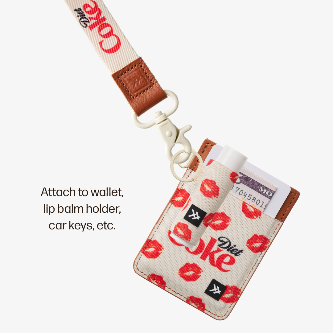 Vertical Leather Wallet - Diet Coke Kiss - Thread®