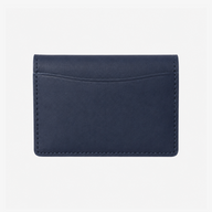 Leather Bifold Wallet - Denim Check - Thread®