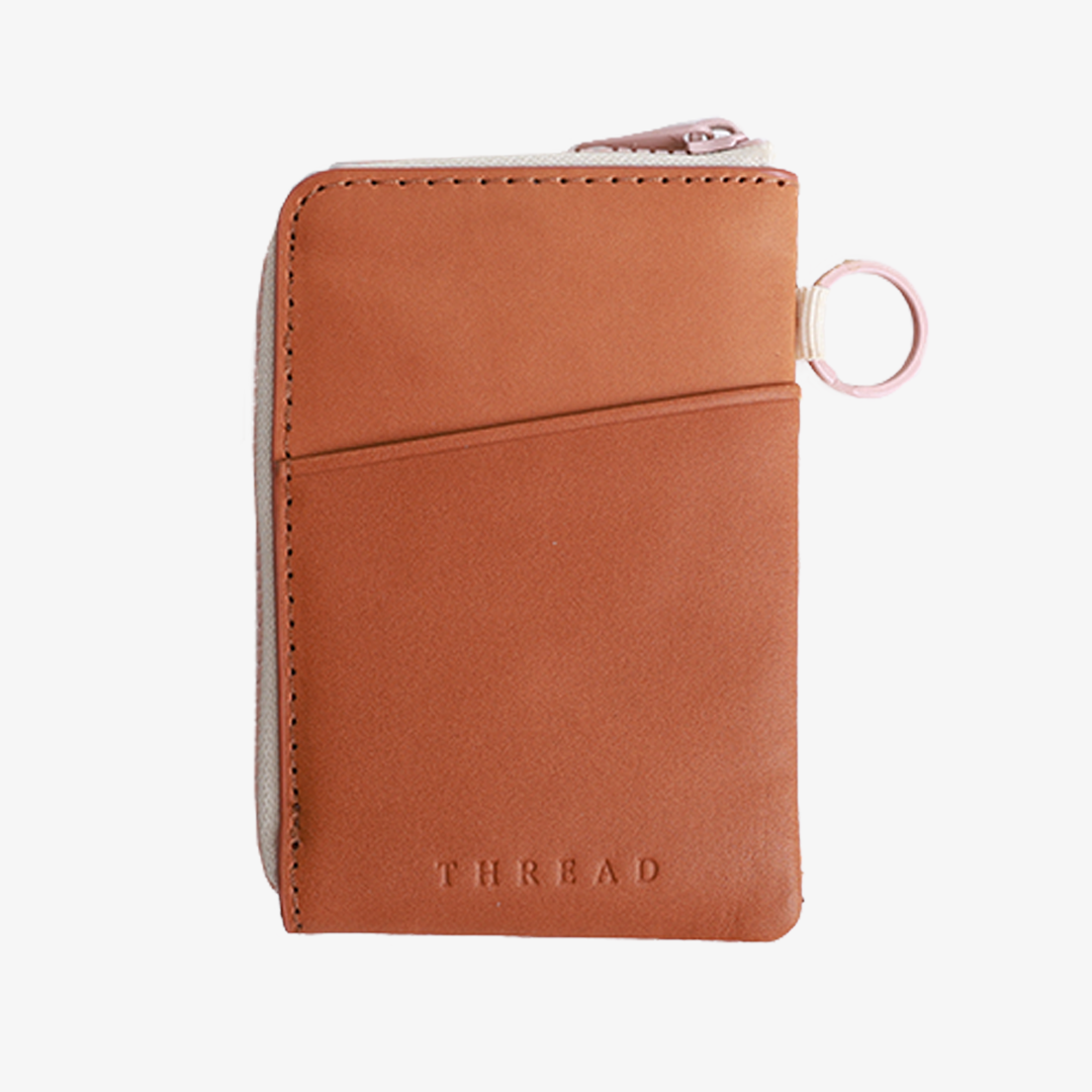 Leather Zip Wallet - Daisy - Thread®