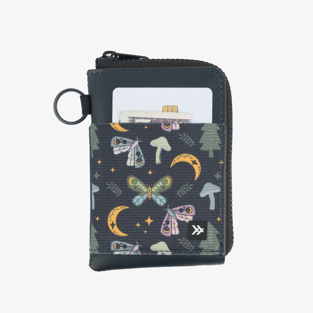 Leather Zip Wallet - Forest Critters - Thread®