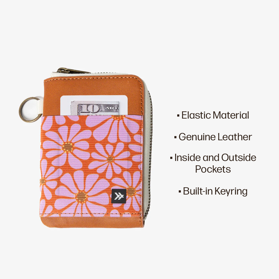 Leather Zip Wallet Everyday Carry Set - Emmeline - Thread®