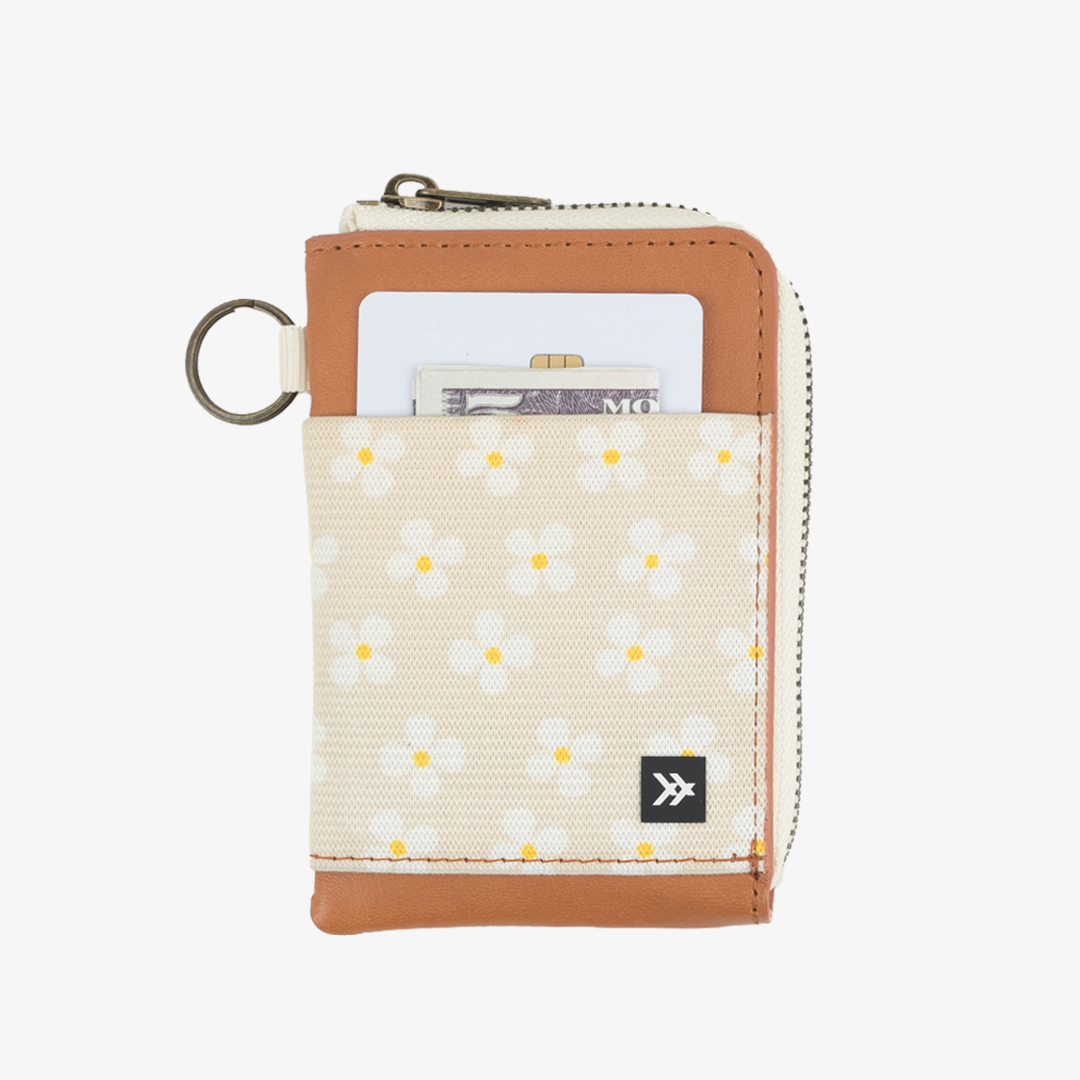 Leather Zip Wallet - Luna Beige - Thread®