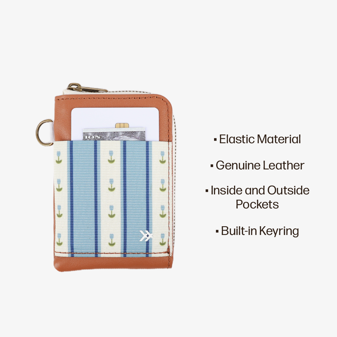 Leather Zip Wallet Everyday Carry Set - Madeline - Thread®