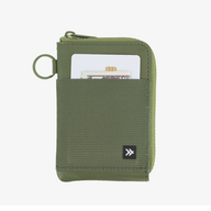 Leather Zip Wallet - Olive - Thread®