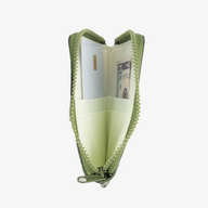 Leather Zip Wallet - Olive - Thread®