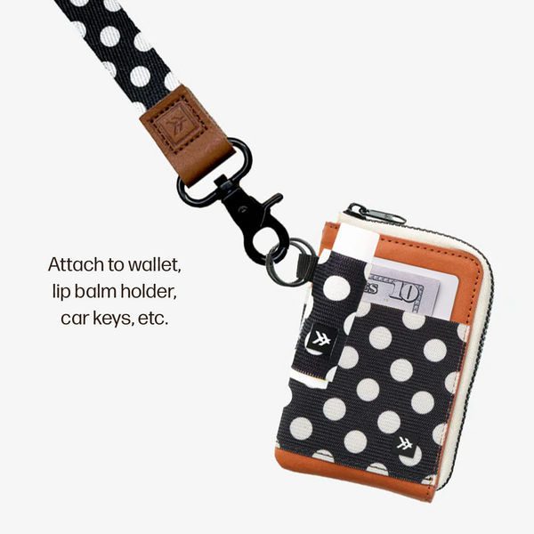Leather Zip Wallet Everyday Carry Set - Polka Dot - Thread®