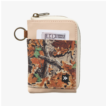 Realtree Advantage | Leather Zip Wallet | For Cards, Cash, Coins