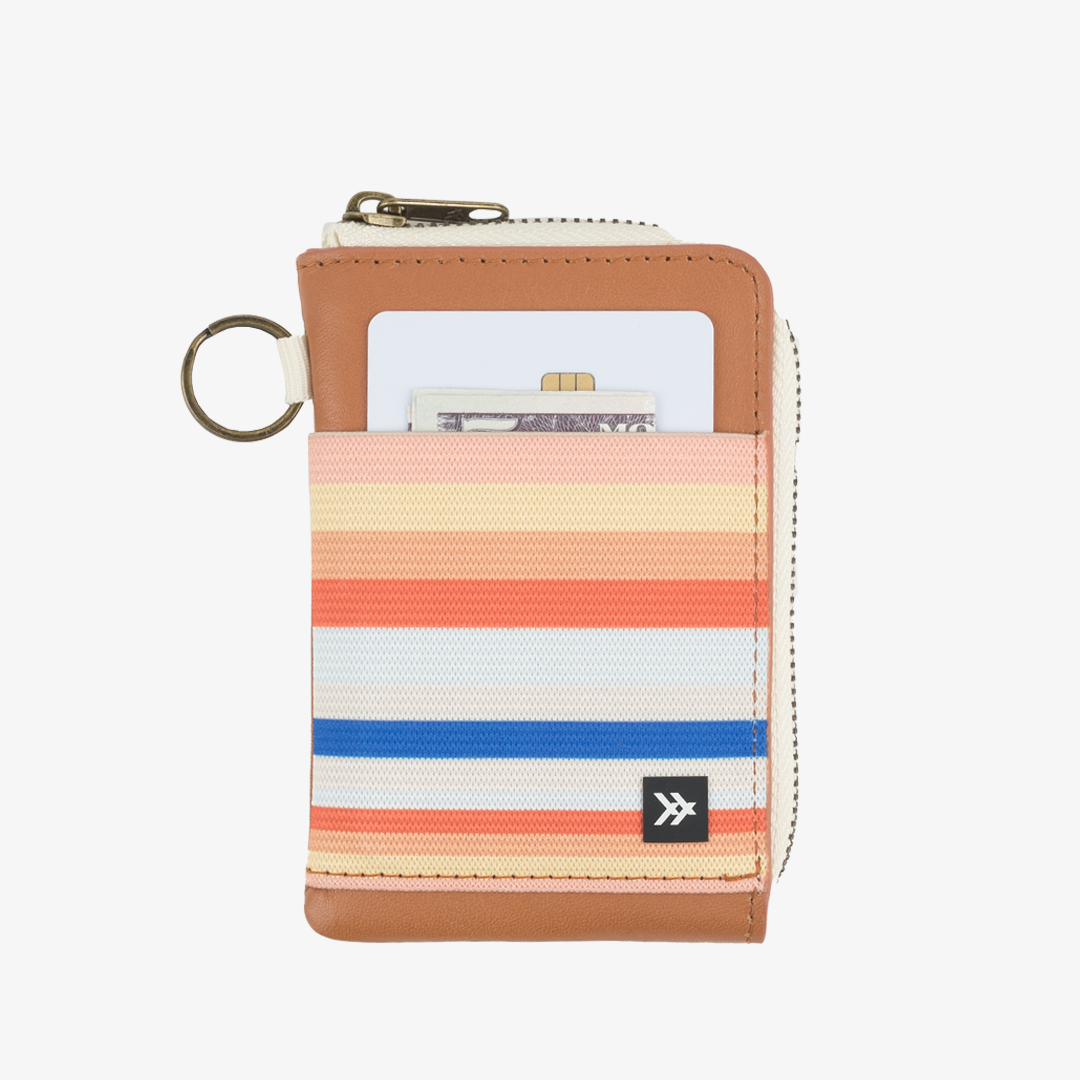 Leather Zip Wallet - Renae Peach - Thread®