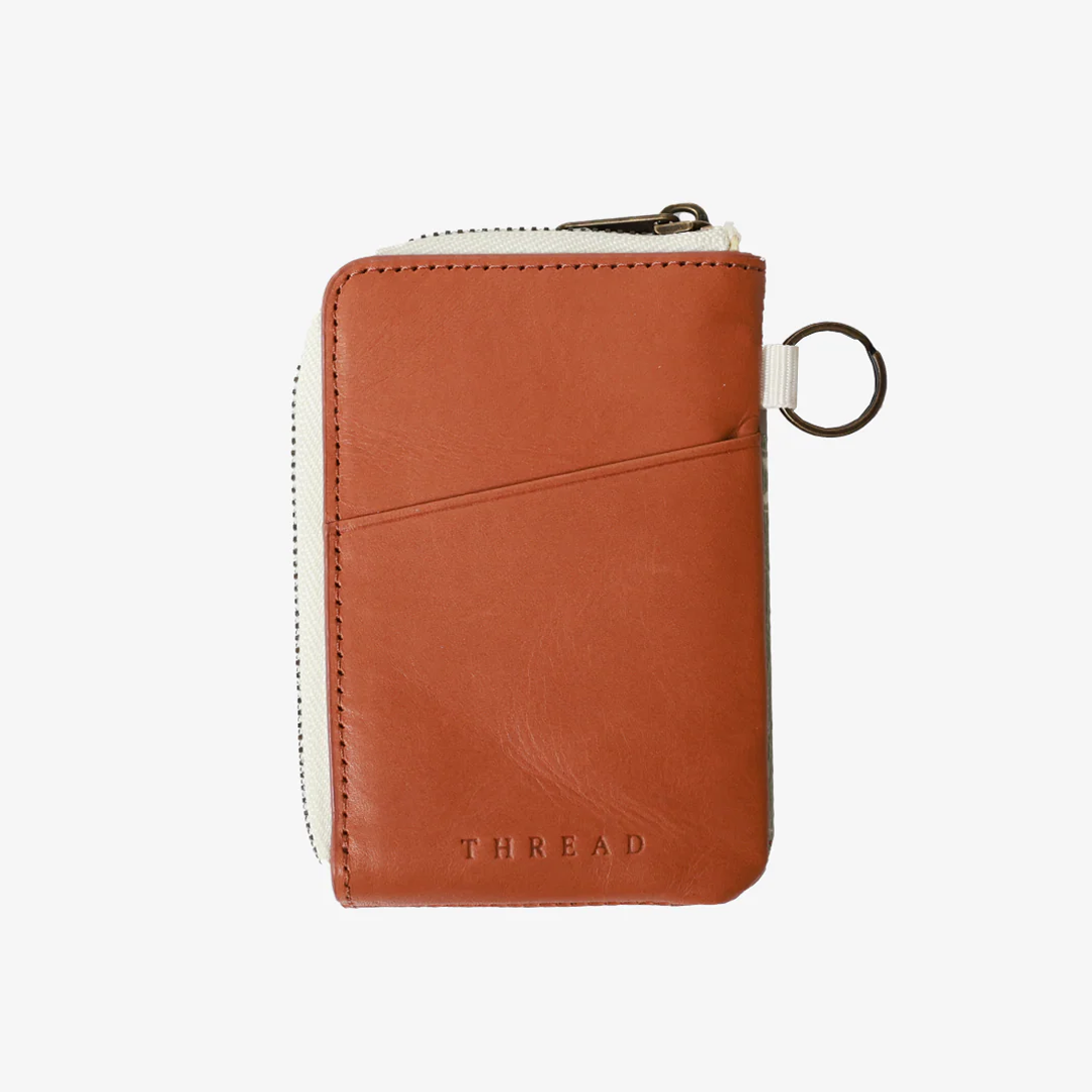 Leather Zip Wallet - Renae Peach - Thread®