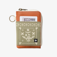 Sawyer Olive | Leather Zip Wallet | For Cards, Cash, Coins, & More