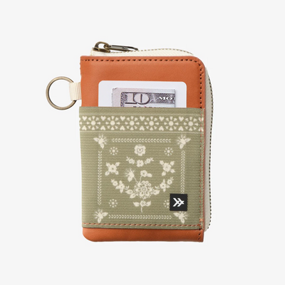 Sawyer Olive - Leather Zip Wallet