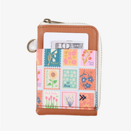 Leather Zip Wallet - Stamps - Thread®