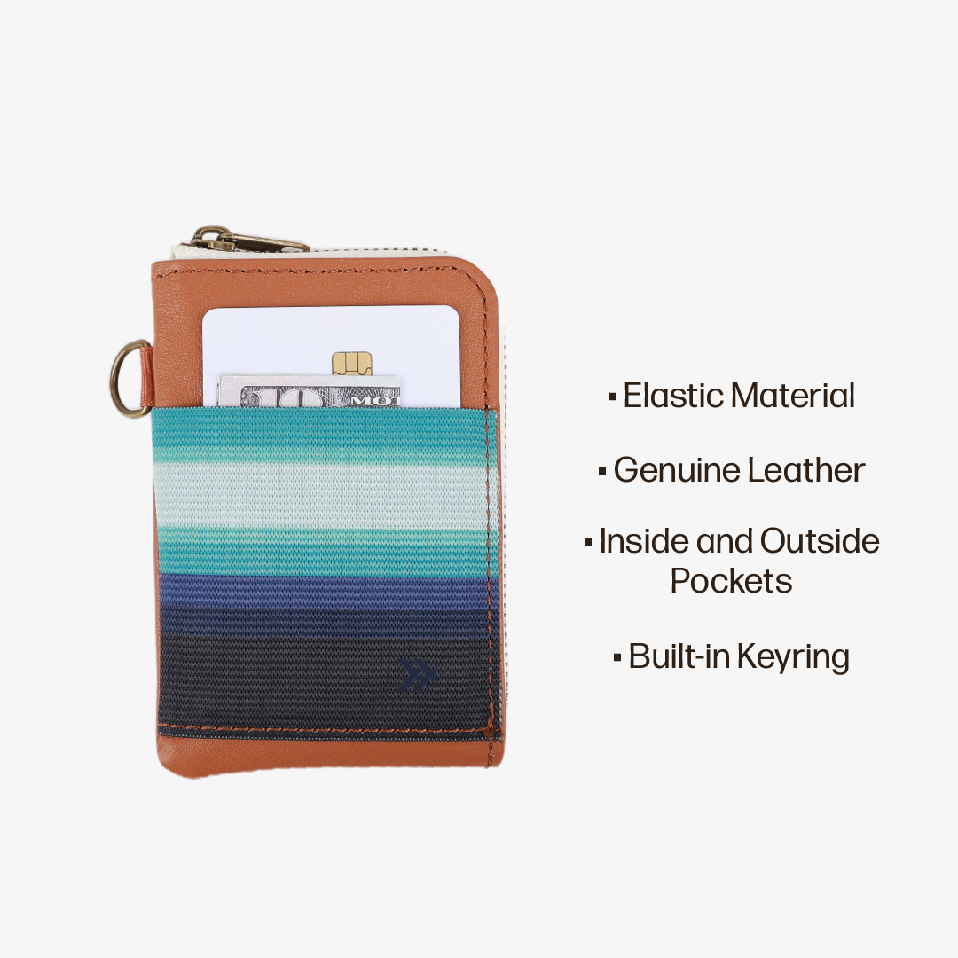 Leather Zip Wallet Everyday Carry Set - Swell - Thread®