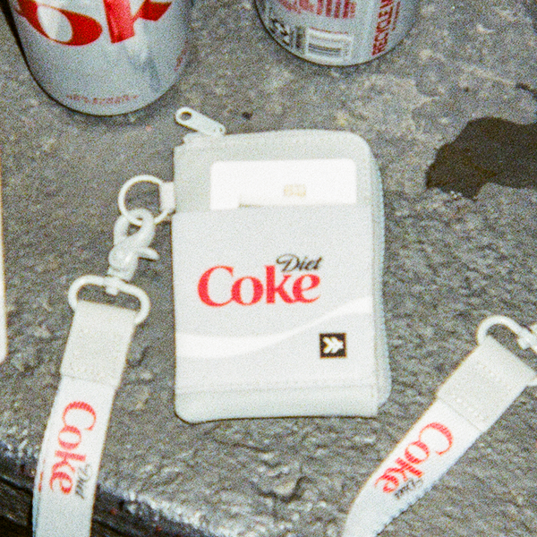 Leather Zip Wallet - Diet Coke Logo - Thread®