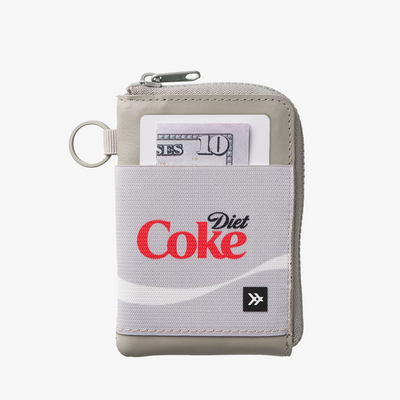 Diet Coke Logo - Leather Zip Wallet