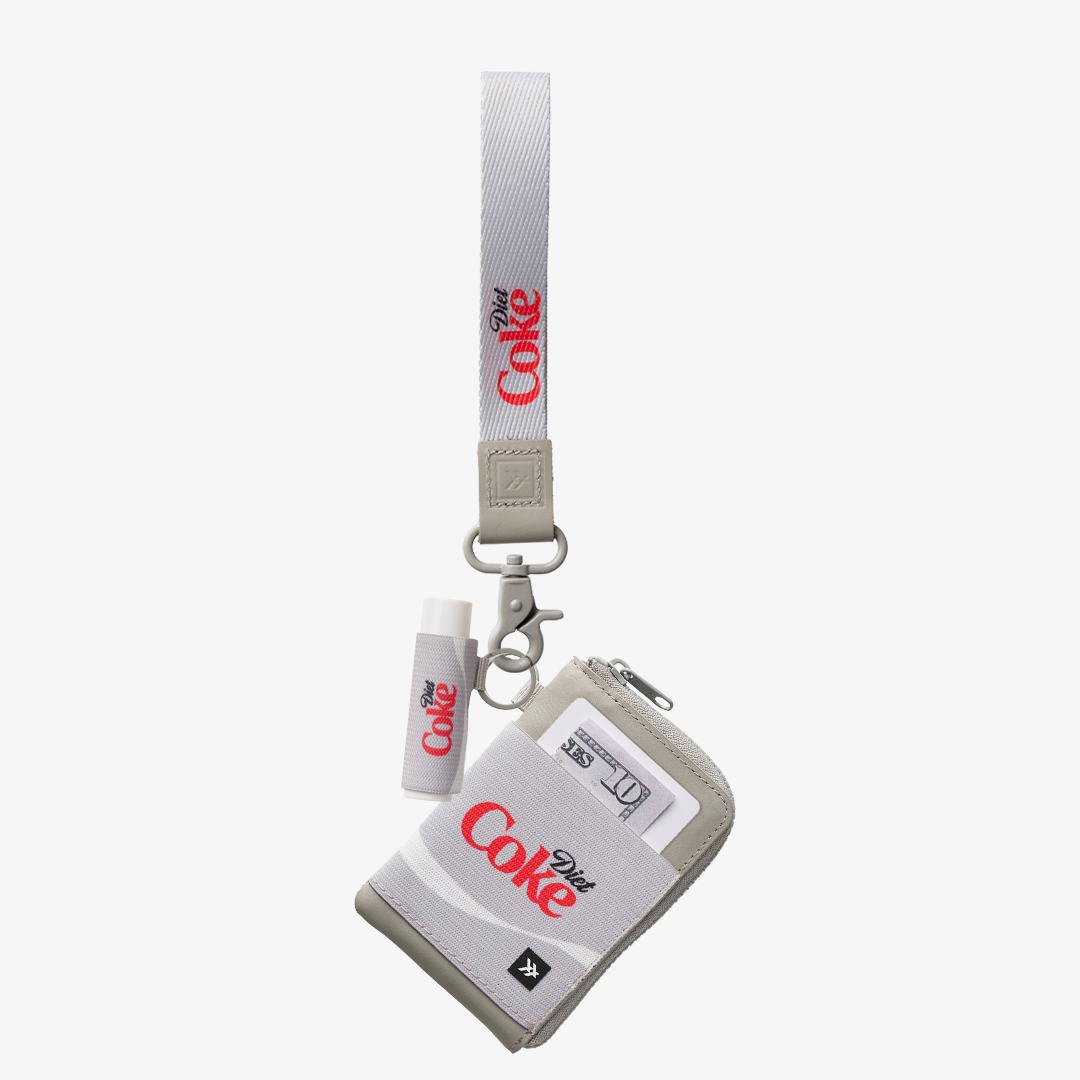 Leather Zip Wallet Everyday Carry Set - Diet Coke Logo - Thread®