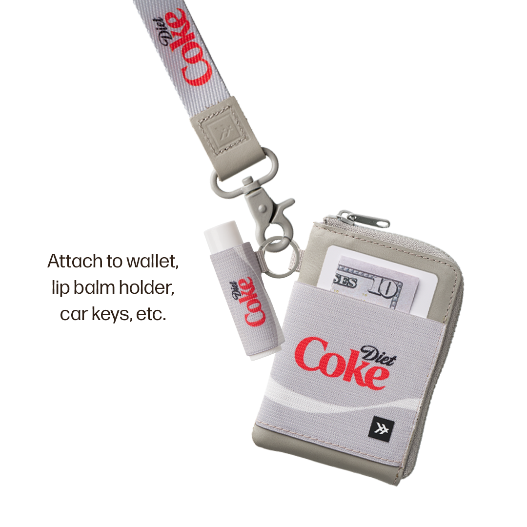 Leather Zip Wallet Everyday Carry Set - Diet Coke Logo - Thread®