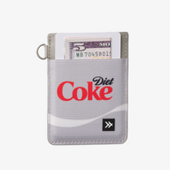 Vertical Leather Wallet - Diet Coke Logo - Thread®