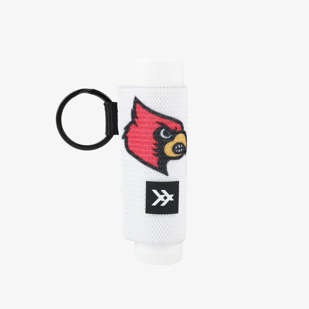 Louisville White - Chapstick Holder Keychain
