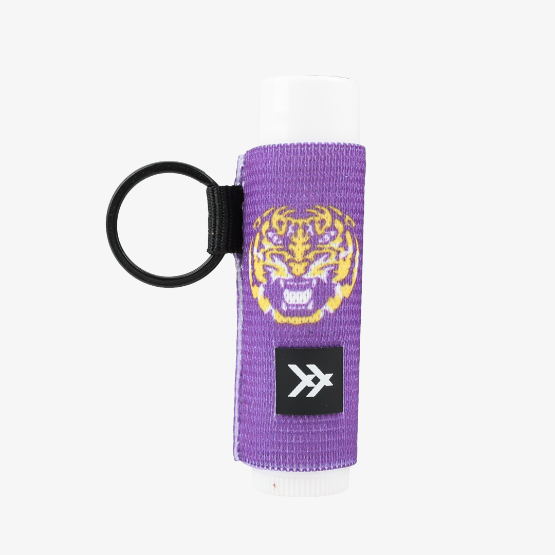 LSU Purple - Chapstick Holder Keychain