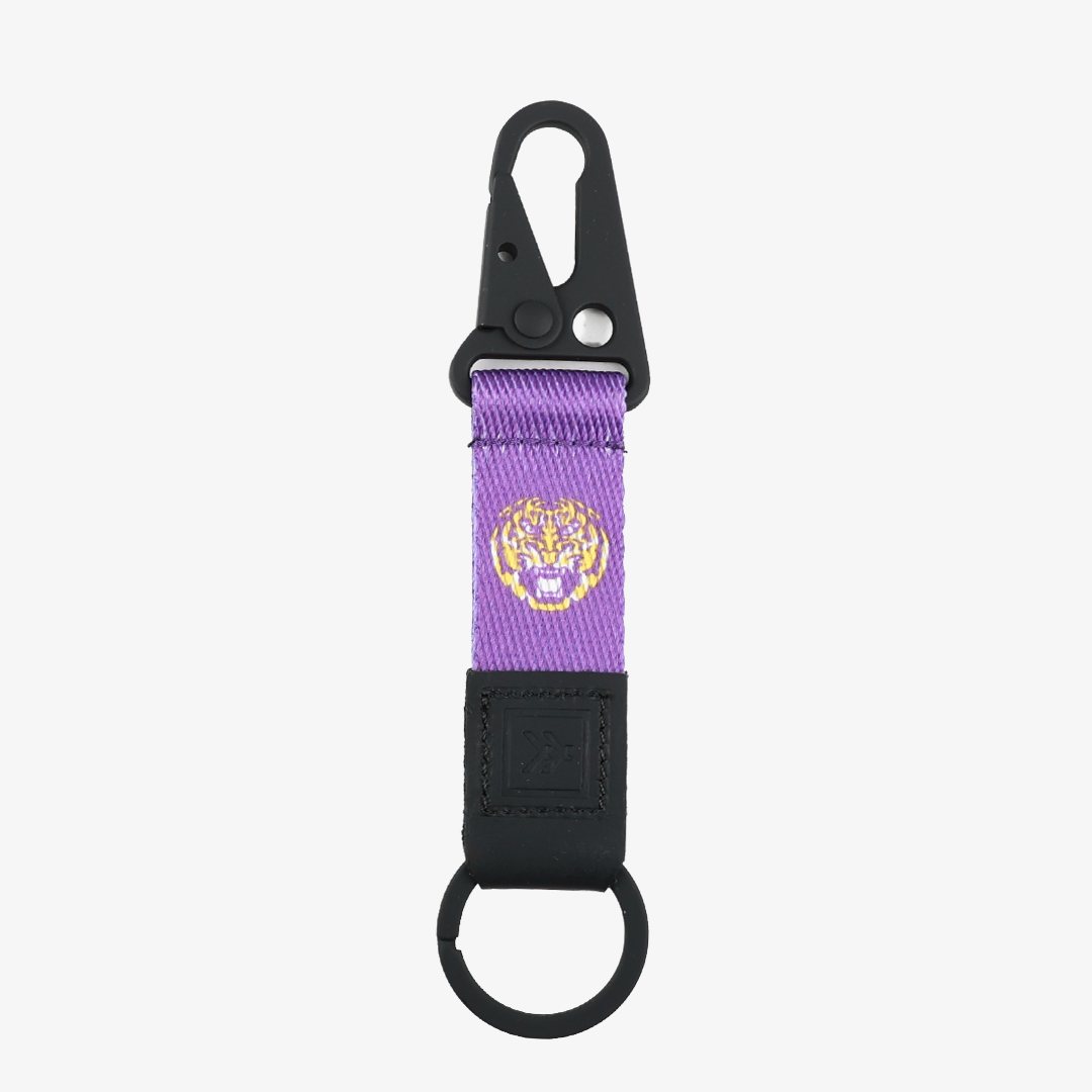 LSU Purple - Keychain Clip
