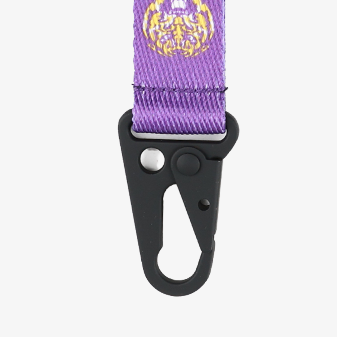 LSU Purple - Keychain Clip