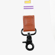 LSU White - Neck Lanyard
