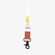 Wristlet Keychain - LSU White - Thread®