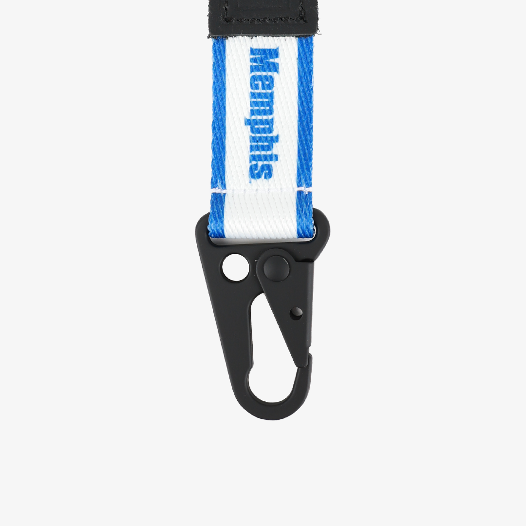 Memphis White - Keychain Clip