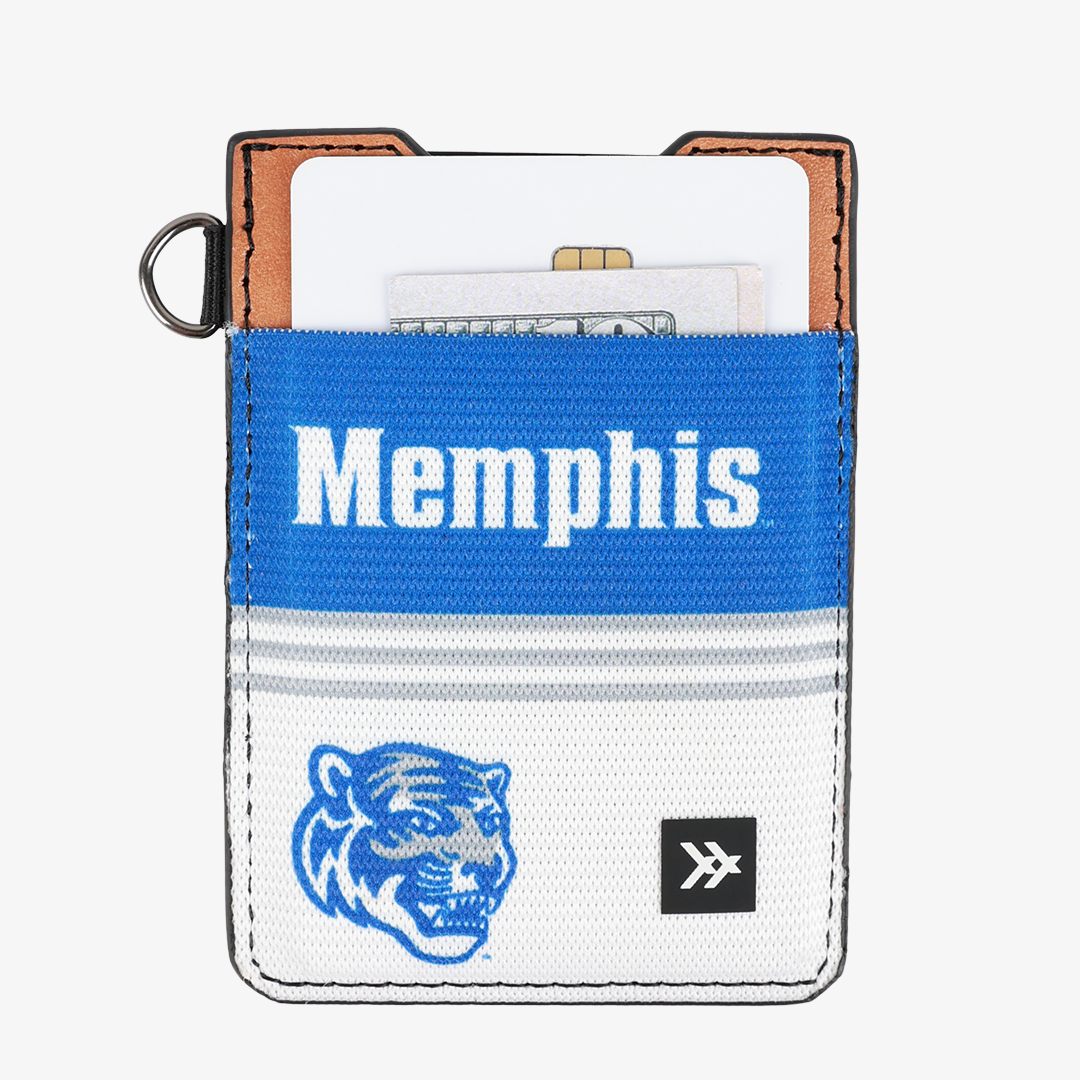 Vertical Leather Wallet - Memphis White - Thread®