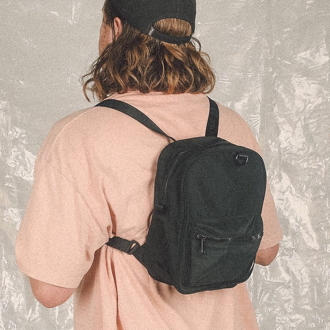 Faded Check, Mini Backpack