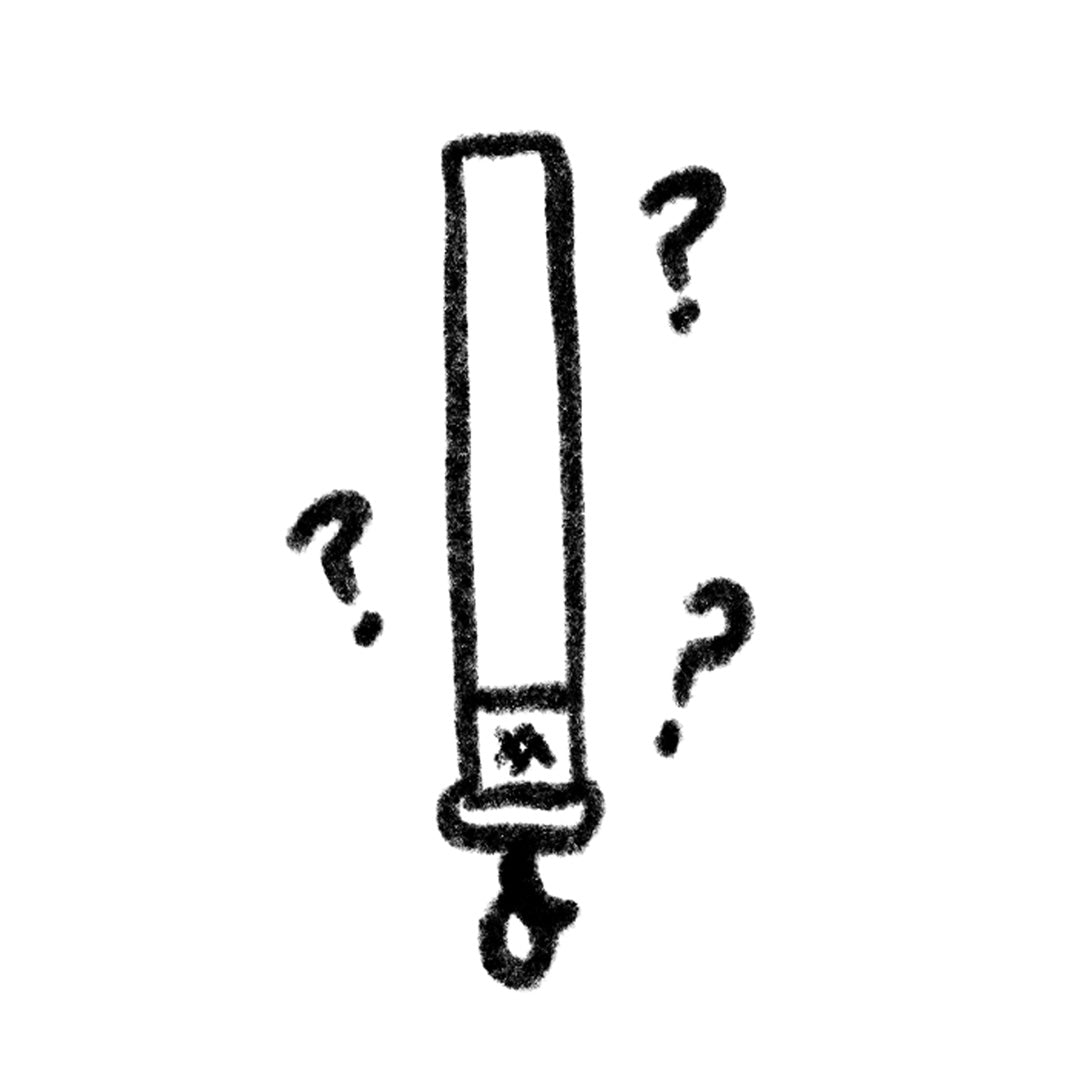 Mystery wrist lanyard