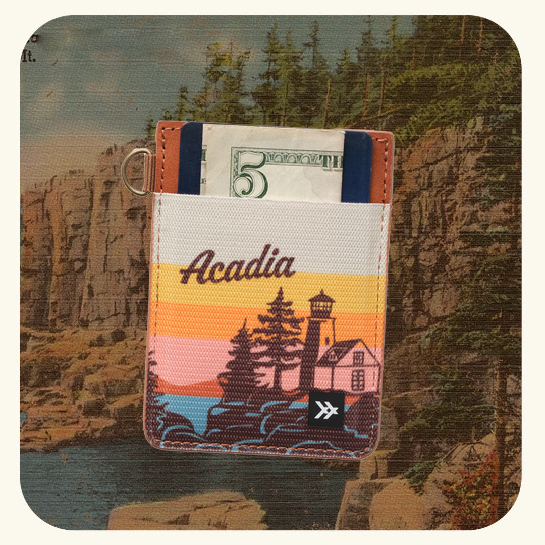 Acadia | Vertical Leather Wallet | RFID-Protected Leather | Thread ...