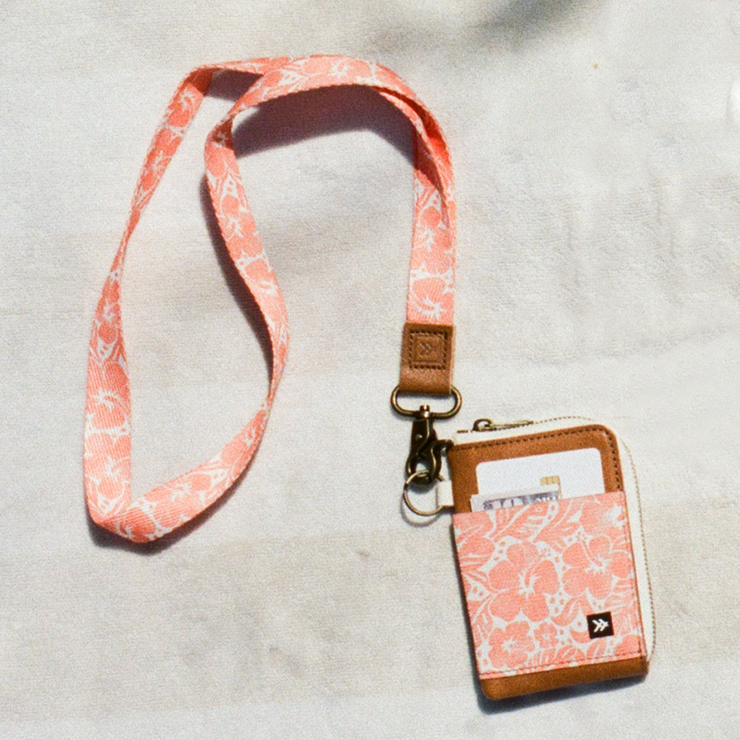 Neck Lanyard - Coral Crush - Thread®