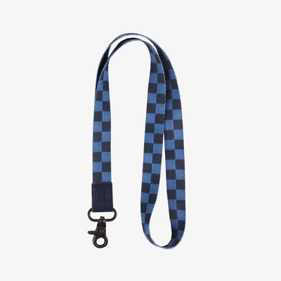Denim Check - Neck Lanyard