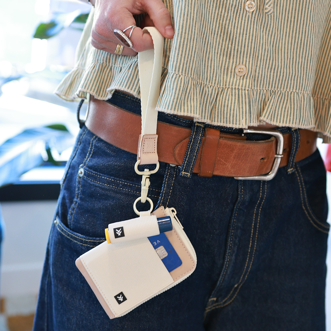 Leather Zip Wallet Trifecta Bundle - Off White - Thread®