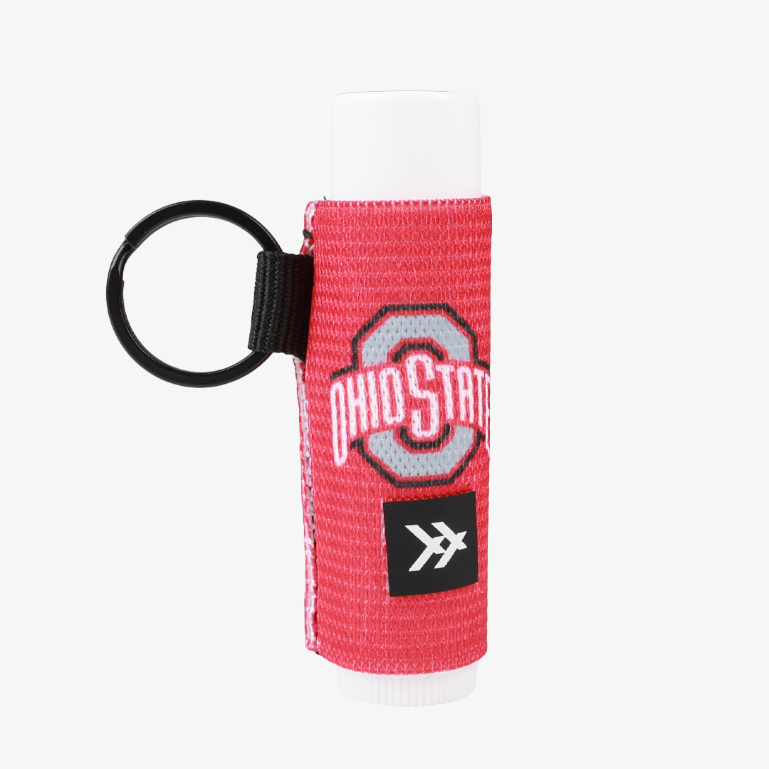 Ohio State Red - Chapstick Holder Keychain