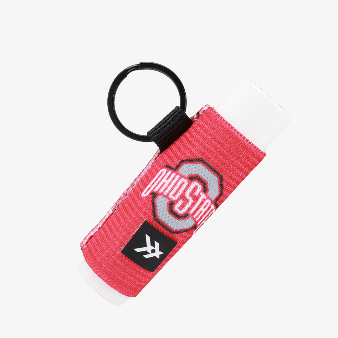 Ohio State Red - Chapstick Holder Keychain