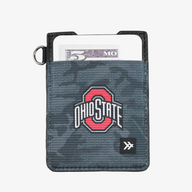 Ohio State Camo - Vertical Leather Wallet