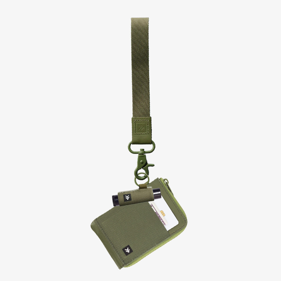 Leather Zip Wallet Everyday Carry Set - Olive - Thread®