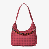 Berry Gingham - Penny Shoulder Bag