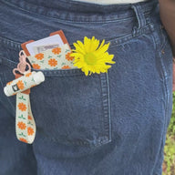 Chapstick Holder Keychain - Daisy - Thread®