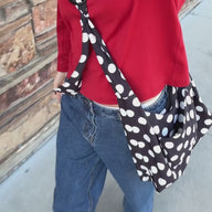 Small Slouchy Shoulder Bag - Polka Dot - Thread®